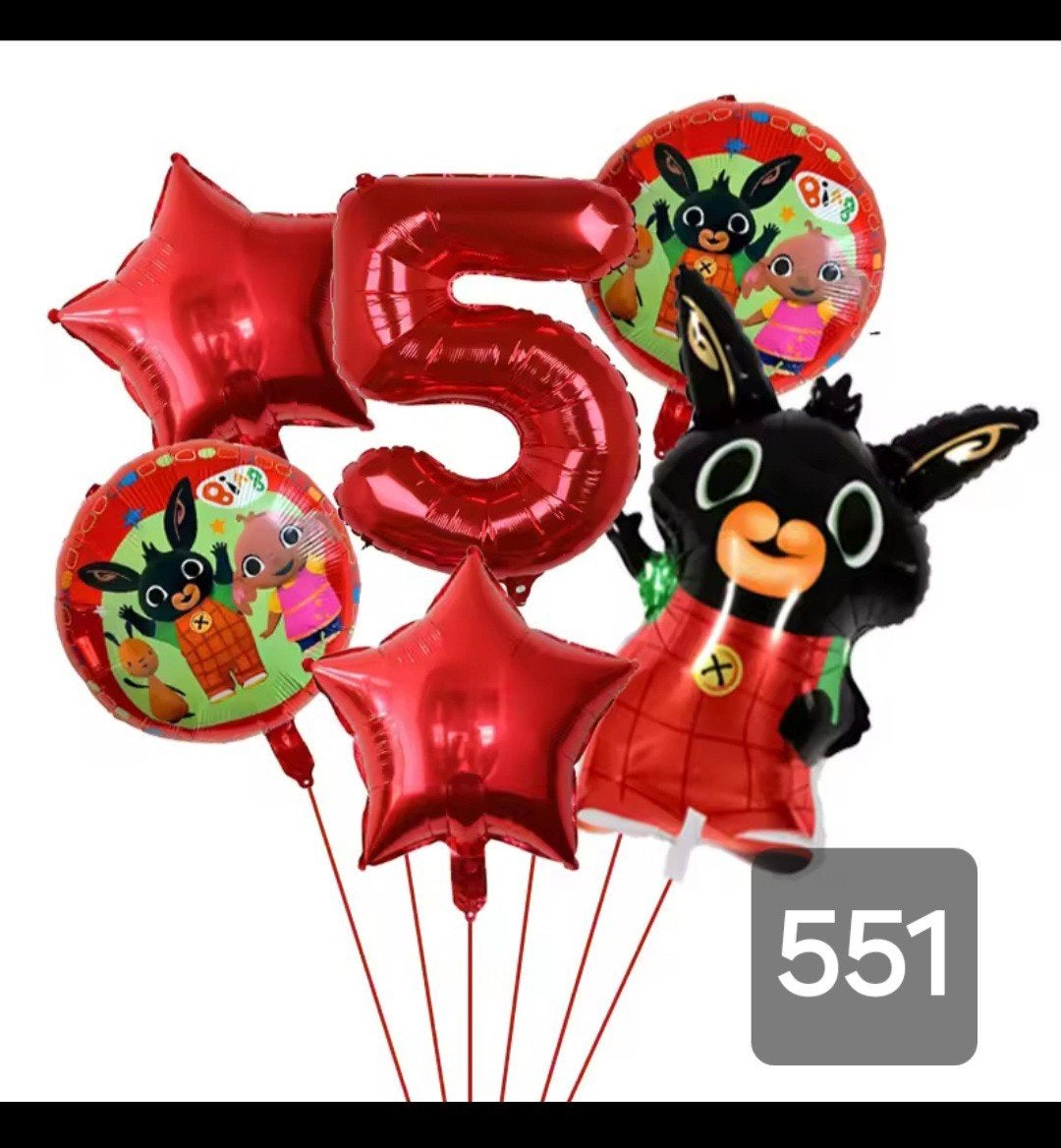 Bing Konijn Verjaardag Ballonnen Set - Nieuw, Ophalen, Nieuw, Versiering, Verjaardag