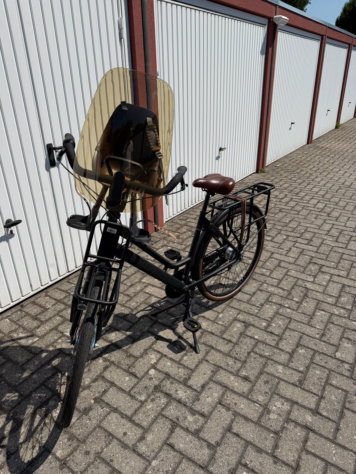 Moederfiets / Damesfiets + voorzitje, Ophalen, Minder dan 10 versnellingen, Zo goed als nieuw, 49 tot 53 cm