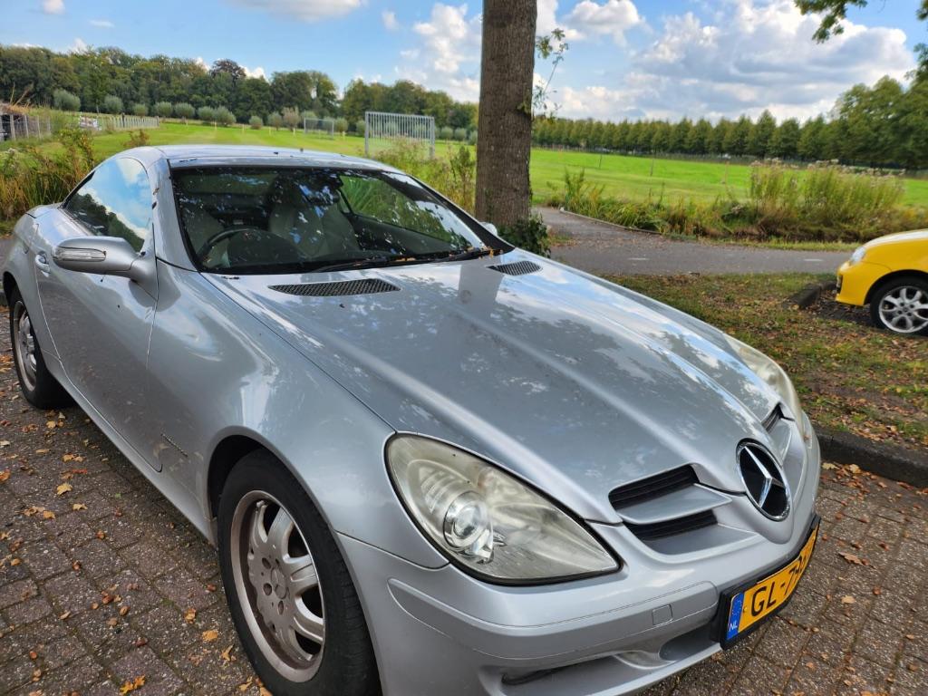Mercedes-Benz SLK 1.8 Slk200 Kompr Roadster 2005 Grijs, Automaat, Achterwielaandrijving, 1796 cc, 163 pk