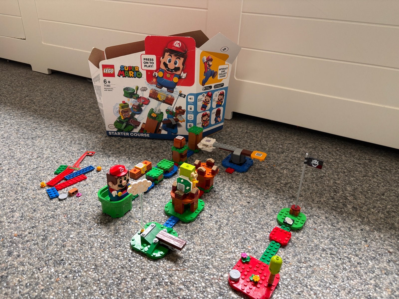 Lego Super Mario Starter Set 71360 - Zo goed als nieuw, Overige thema's, Lego, Ophalen of Verzenden, Zo goed als nieuw