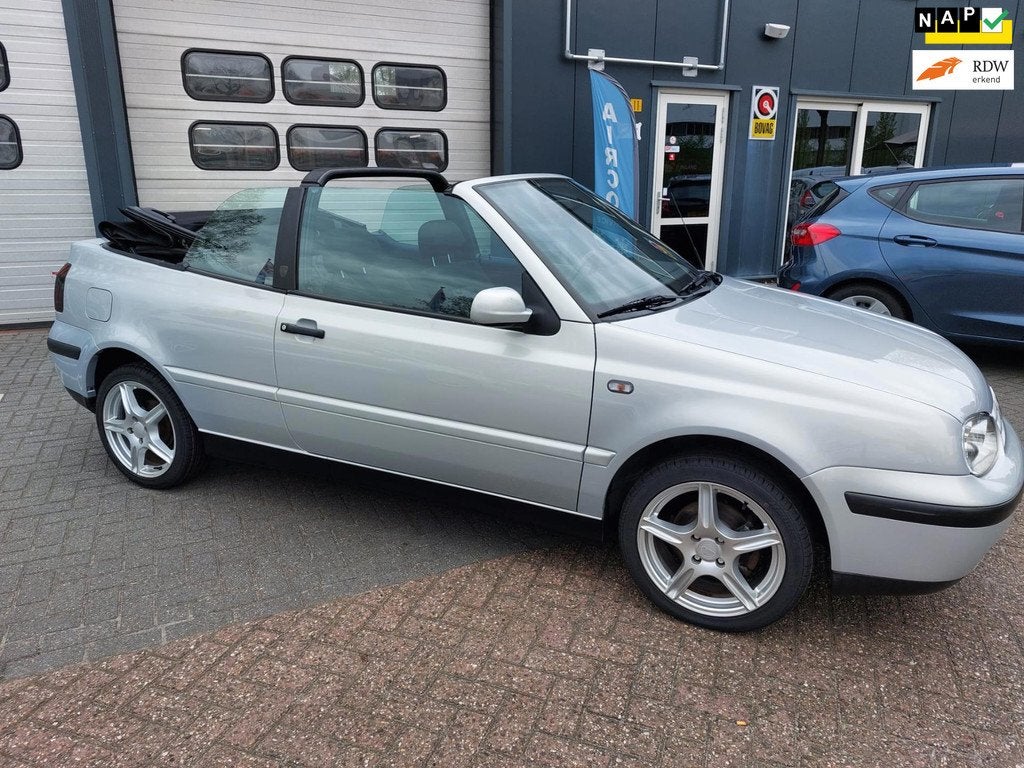 Volkswagen Golf Cabriolet 1.8 Trendline, Auto's, Volkswagen, Bedrijf, Te koop, Golf, Airbags, Centrale vergrendeling, Elektrische buitenspiegels