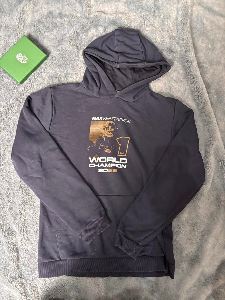 Max Verstappen hoodie maat S, Ophalen of Verzenden, Zo goed als nieuw, Maat 46 (S) of kleiner, Blauw