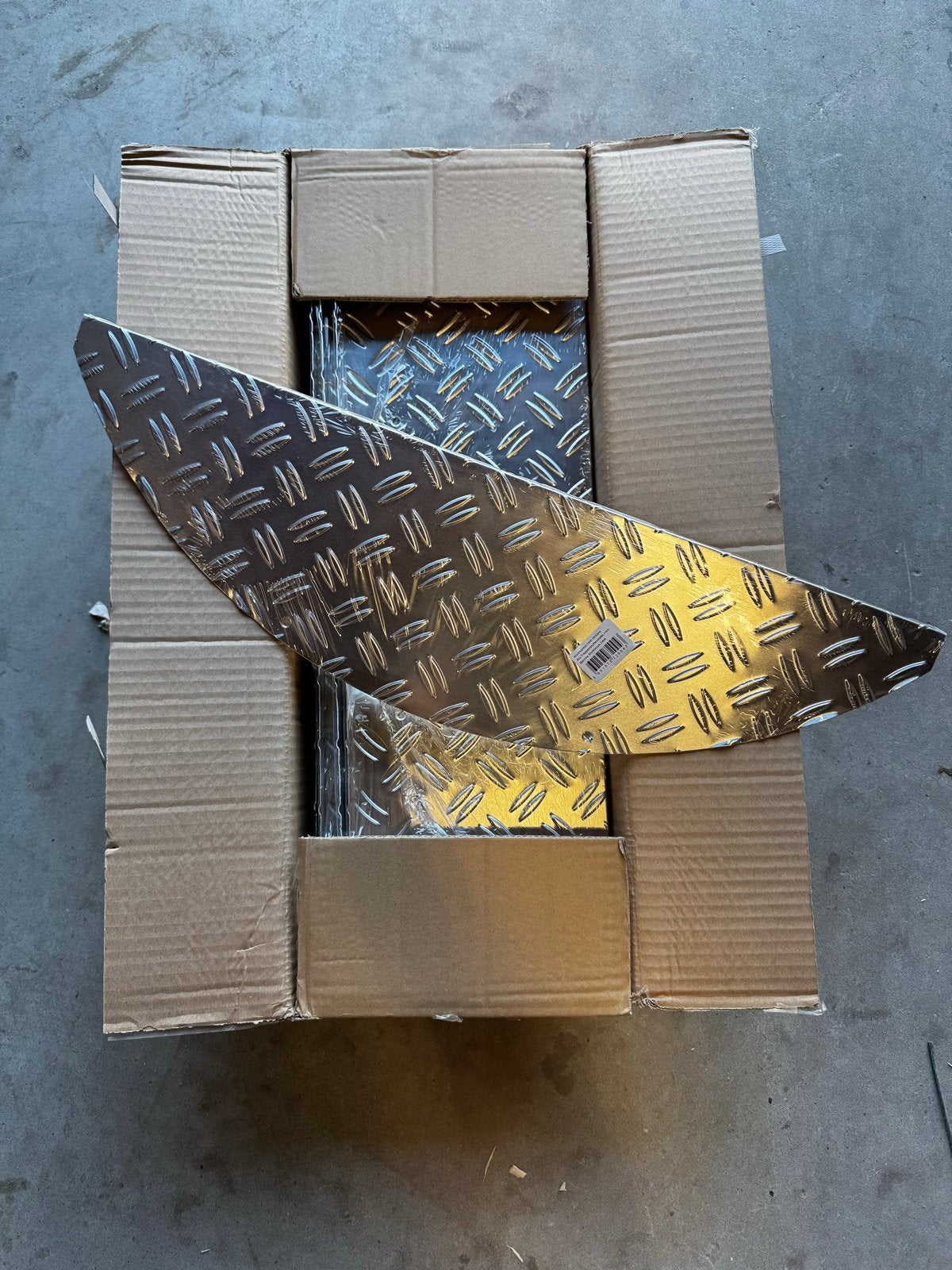 Antislip aluminium trapmatten - Nieuw in doos, Ophalen of Verzenden, Nieuw, Trap, Minder dan 2 meter