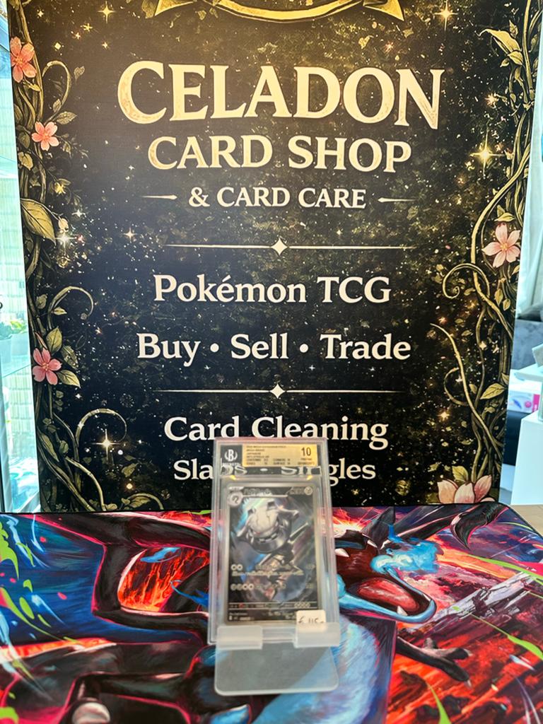 Pokémon TCG Graded Kaart beckett 10- Celadon Card Shop, Ophalen of Verzenden, Zo goed als nieuw, Losse kaart