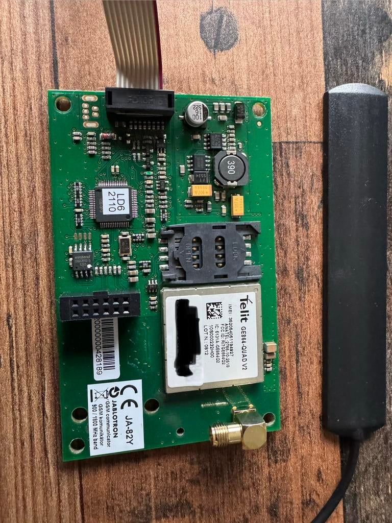 Jablotron JA-82Y GSM communicatie module, Ophalen of Verzenden, Gebruikt, Gsm-module, Overige soorten