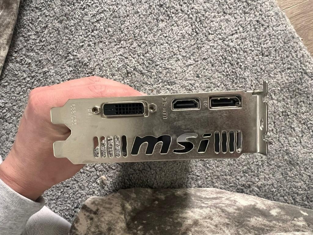 Geforce GTX 1050 TI 4GT OC, Computers en Software, Videokaarten, PCI-Express 3, Gebruikt, HDMI, Ophalen of Verzenden