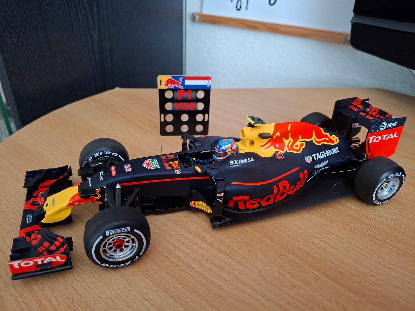 Max Verstappen Red Bull RB12 2016 Spanje GP Spark 1:18, Ophalen of Verzenden, Zo goed als nieuw, Auto, Overige merken