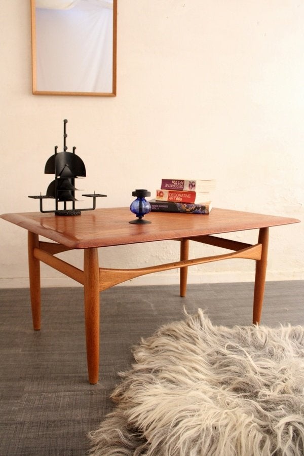 Aksel Bender Madsen Bovenkamp tafel jaren 50 60 Deens design, Ophalen