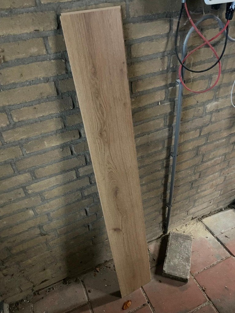 GRATIS: laminaat vloer (+- 9 m2), Ophalen, Gebruikt, 50 tot 150 cm, 5 tot 10 m²