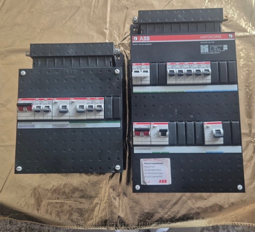 Meterkasten, Doe-het-zelf en Verbouw, Elektra en Kabels, Ophalen, Gebruikt, ABB, Overige typen