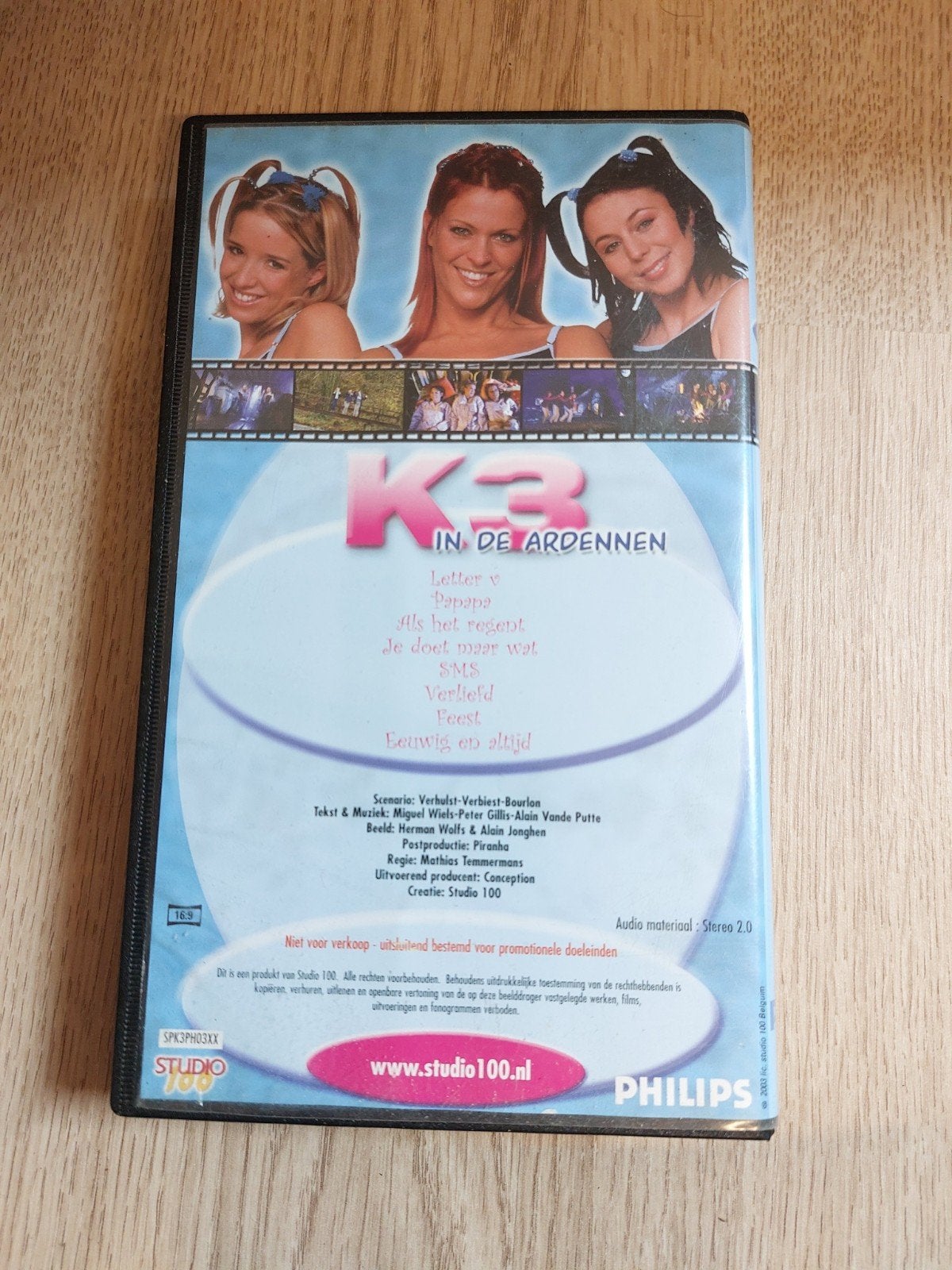 K3 in de ardennen VHS videoband, Alle leeftijden, Ophalen of Verzenden