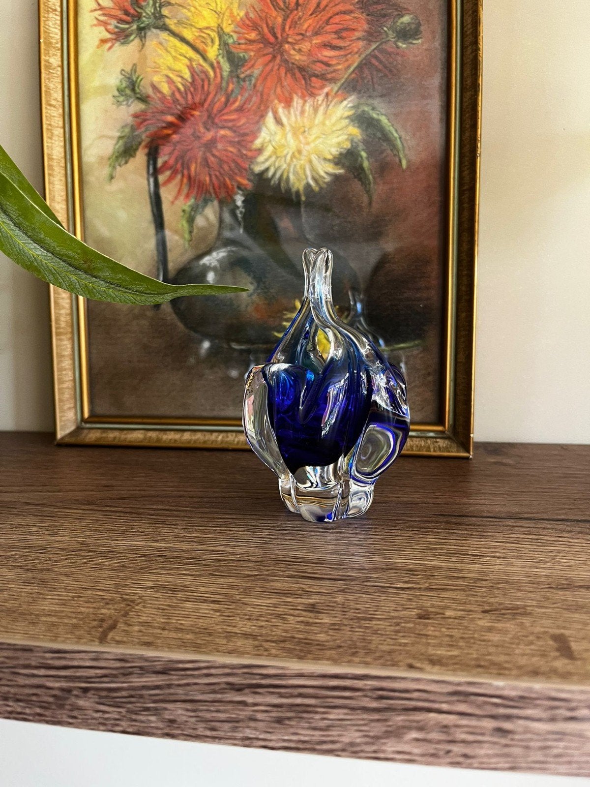 Vintage Boheems Glazen Kunstobject - Josef Hospodka, Antiek en Kunst, Ophalen of Verzenden