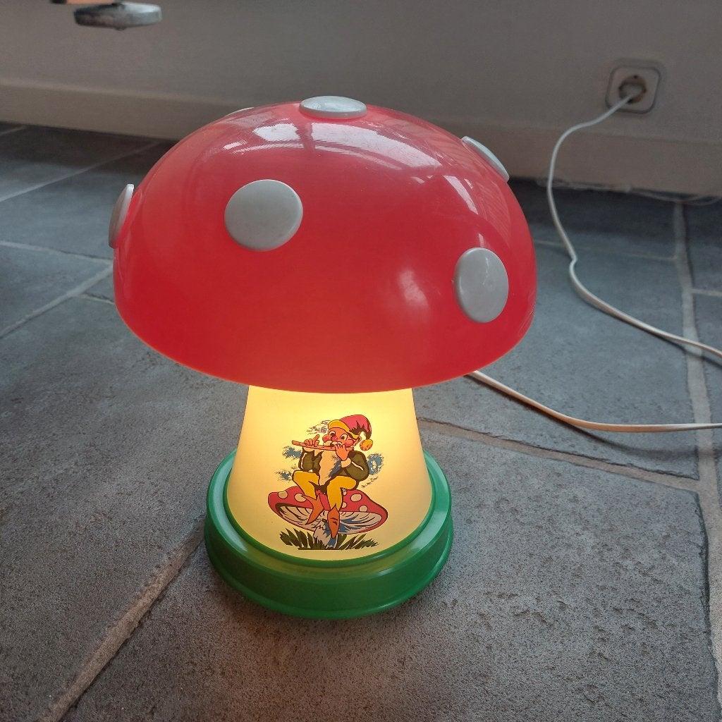 Paddestoel Lamp voor Kinderkamer, Ophalen of Verzenden, Gebruikt, Kinderlamp