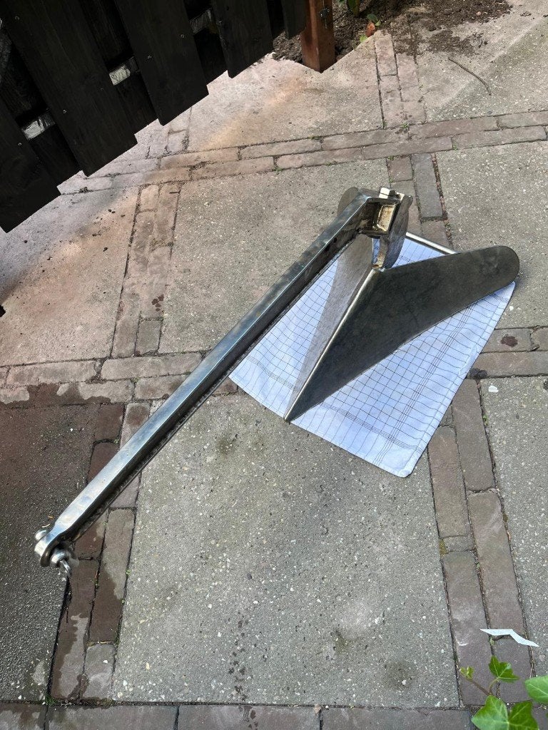 Anker RVS CQR-type 22,5kg, Ophalen, Gebruikt, Overige typen