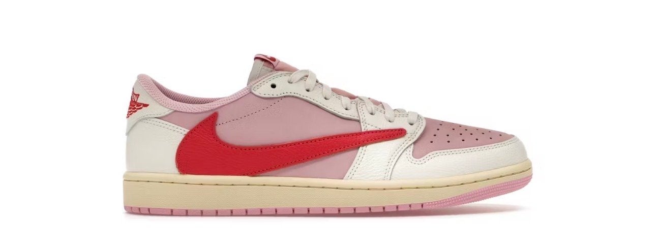 Travis Scott x Air Jordan 1 Low OG SP 'Pink' - Maat 43, Overige kleuren, Nieuw, Ophalen of Verzenden, Sneakers of Gympen