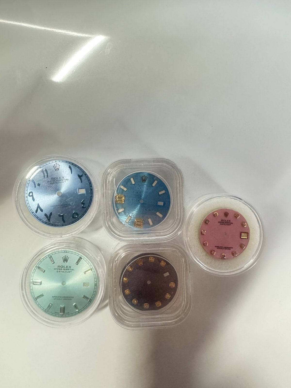 Rolex wijzerplaten. Datejust, Sieraden, Tassen en Uiterlijk, Horloges | Heren, Ophalen of Verzenden, Zo goed als nieuw, Staal
