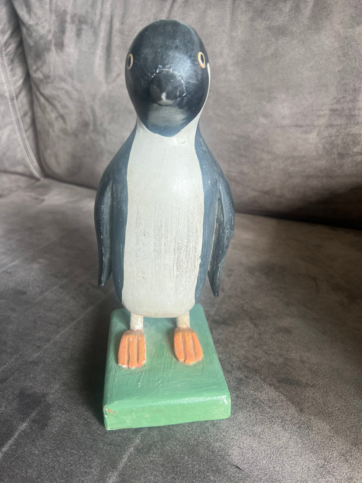 Antieke / Vintage Houten Pinguïn., Antiek en Kunst, Ophalen of Verzenden