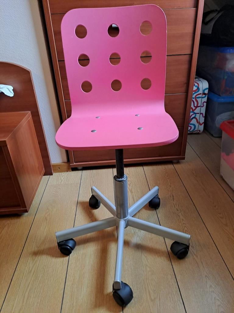 Roze kinder bureaustoel - Ideaal voor studie en spel, Huis en Inrichting, Bureaustoelen, Ophalen, Gebruikt, Roze, Bureaustoel