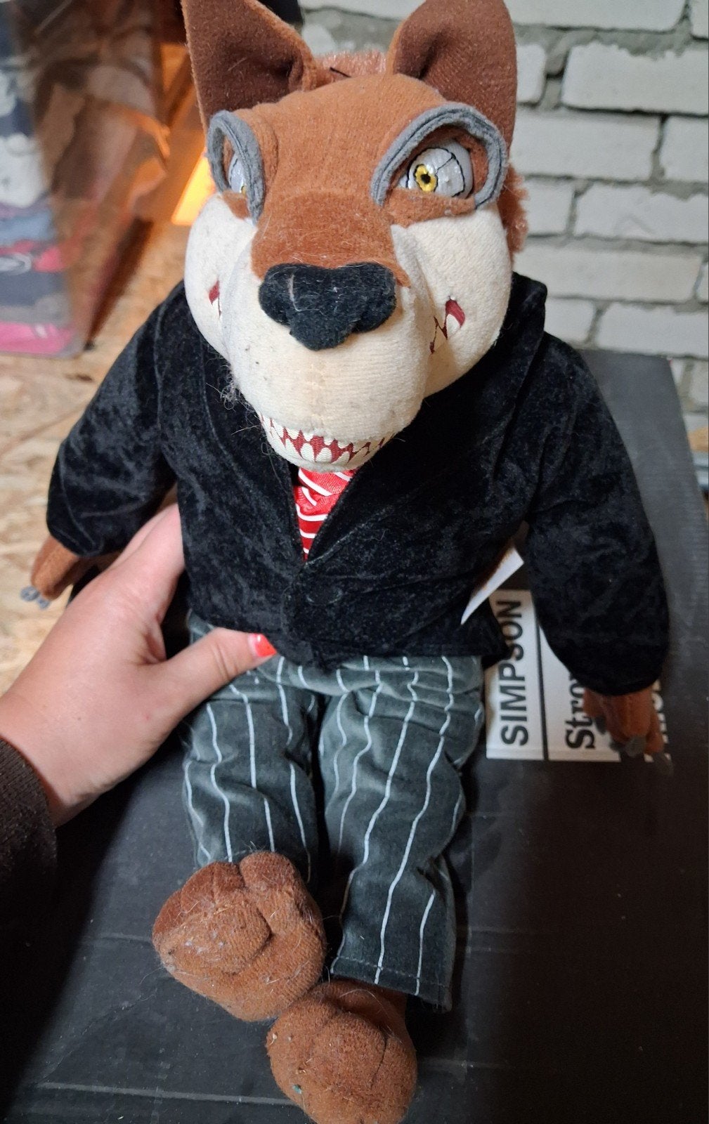 Efteling Wolf Knuffel - Sprookjesbos, Kinderen en Baby's, Gebruikt, Overige merken, Overige typen, Ophalen of Verzenden