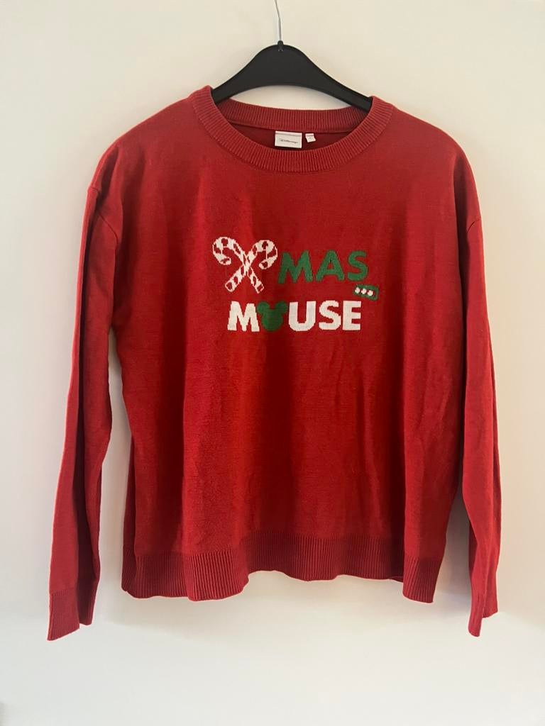 Rode Disney kersttrui : xmas mouse valt als maat m, Ophalen of Verzenden, Mickey Mouse, Zo goed als nieuw, Kleding of Textiel