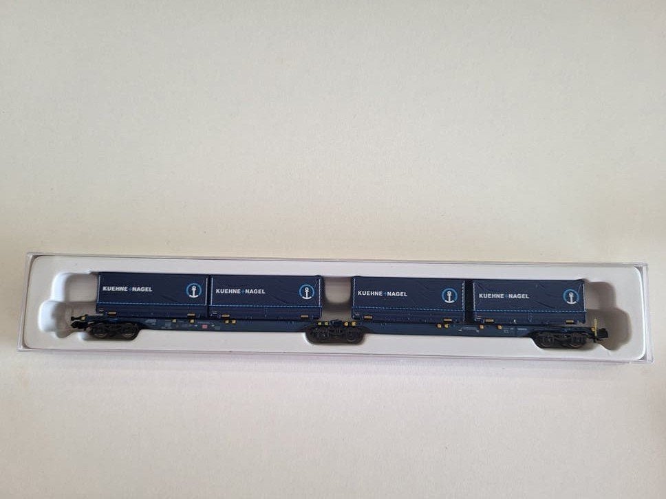 containerwagen Keuhne en nagel hobbytrain 497830, Overige merken, Gelijkstroom, Wagon, Ophalen of Verzenden