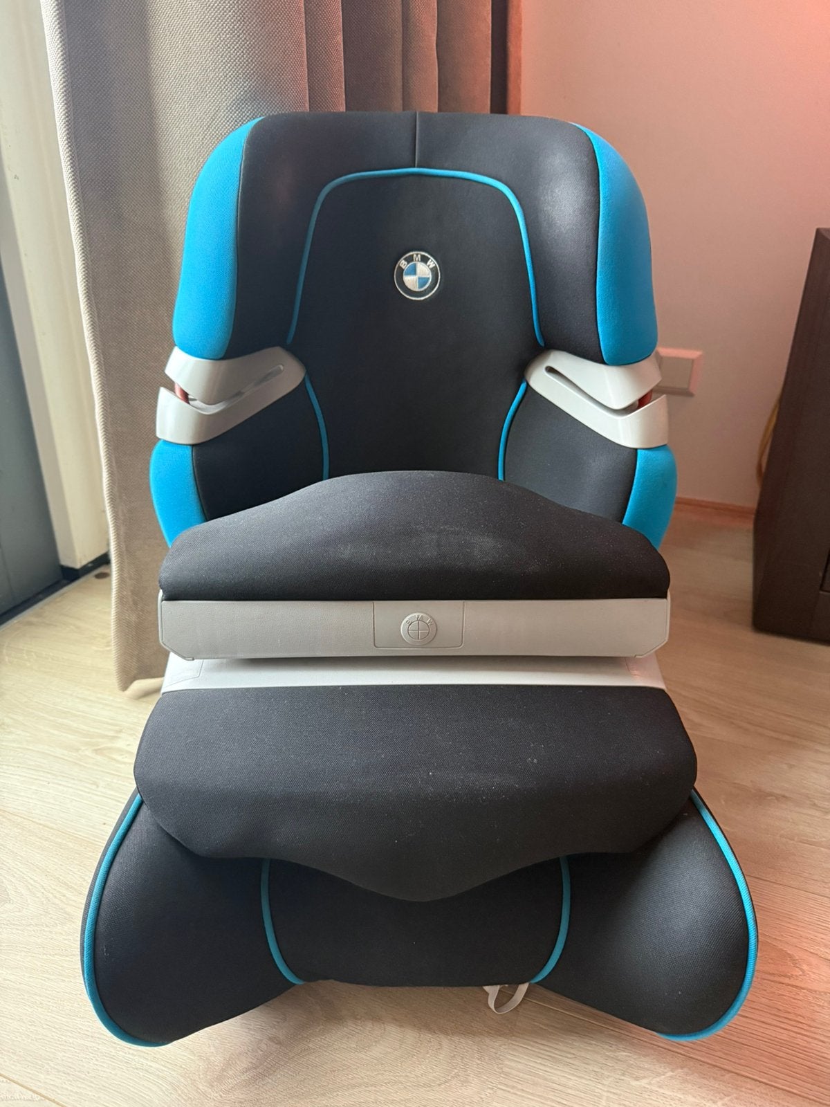 BMW Junior Seat – Kinderautostoel 15-36 kg – Zwart/Blauw, Romer, 15 t/m 36 kg, Verstelbare rugleuning, Ophalen of Verzenden