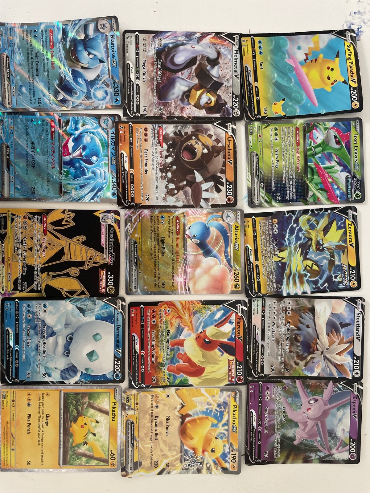 Pokémon kaarten V, VMAX, EX - Grote collectie, Hobby en Vrije tijd, Ophalen, Gebruikt, Meerdere kaarten