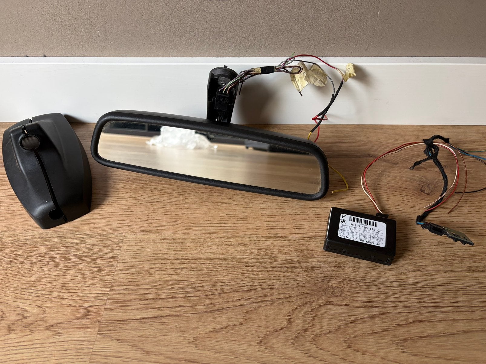 Bmw E90 serie dimmende binnenspiegel en regensensor, Ophalen of Verzenden, BMW