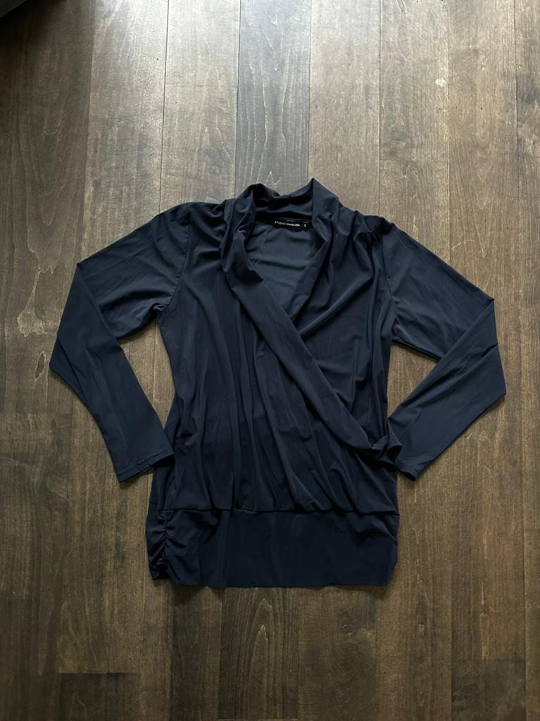 Studio Anneloes donkerblauw top travel stof –maat L, Ophalen of Verzenden, Zo goed als nieuw, Blauw