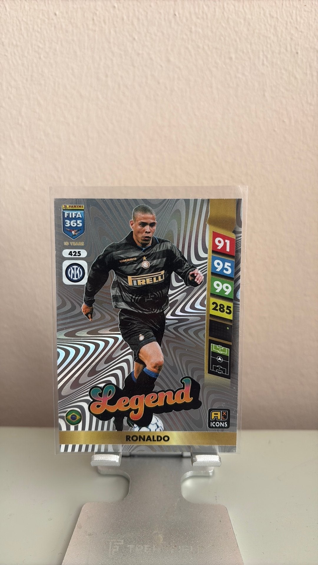 Panini legend Ronaldo, Verzenden, Zo goed als nieuw, Plaatje