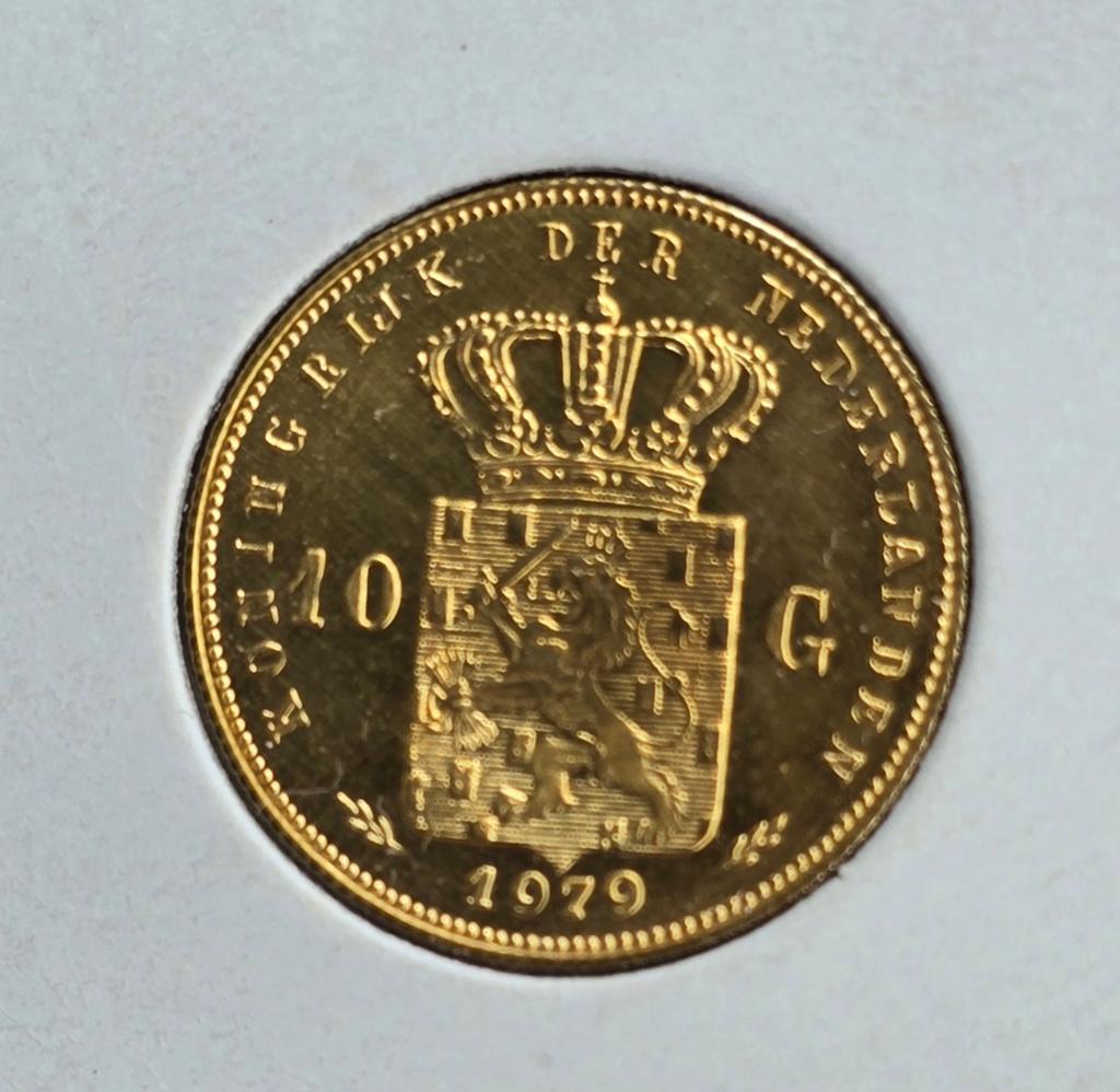 Gouden 10 guldenmunt, Verzenden, Koningin Juliana, 10 gulden