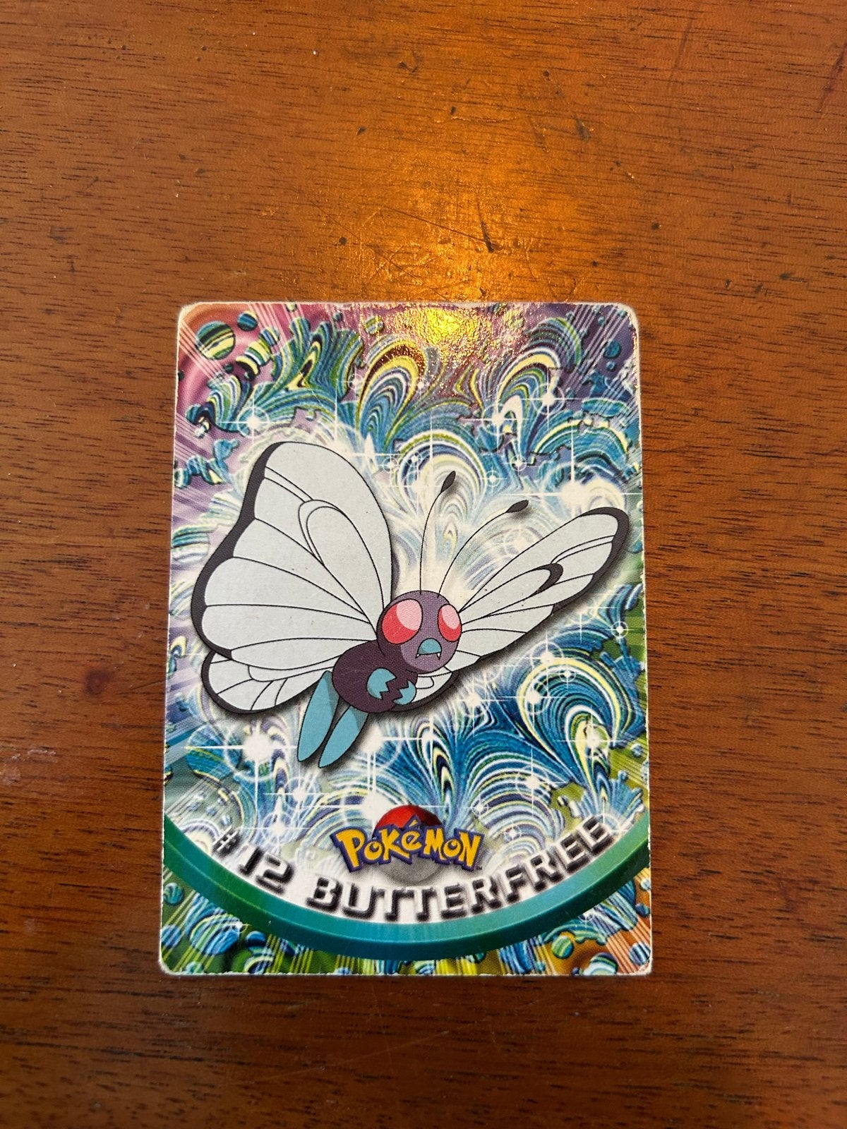Vintage Pokémon Topps TV Animation Edition #12 Butterfree, Hobby en Vrije tijd, Verzamelkaartspellen | Pokémon, Ophalen of Verzenden