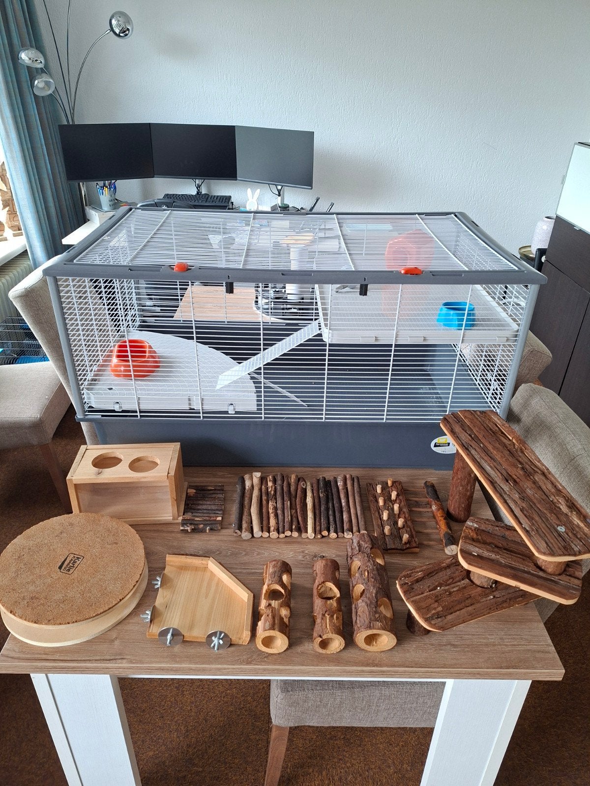hamsterkooi groot Ferplast, Kooi, Zo goed als nieuw, Hamster, 75 tot 110 cm