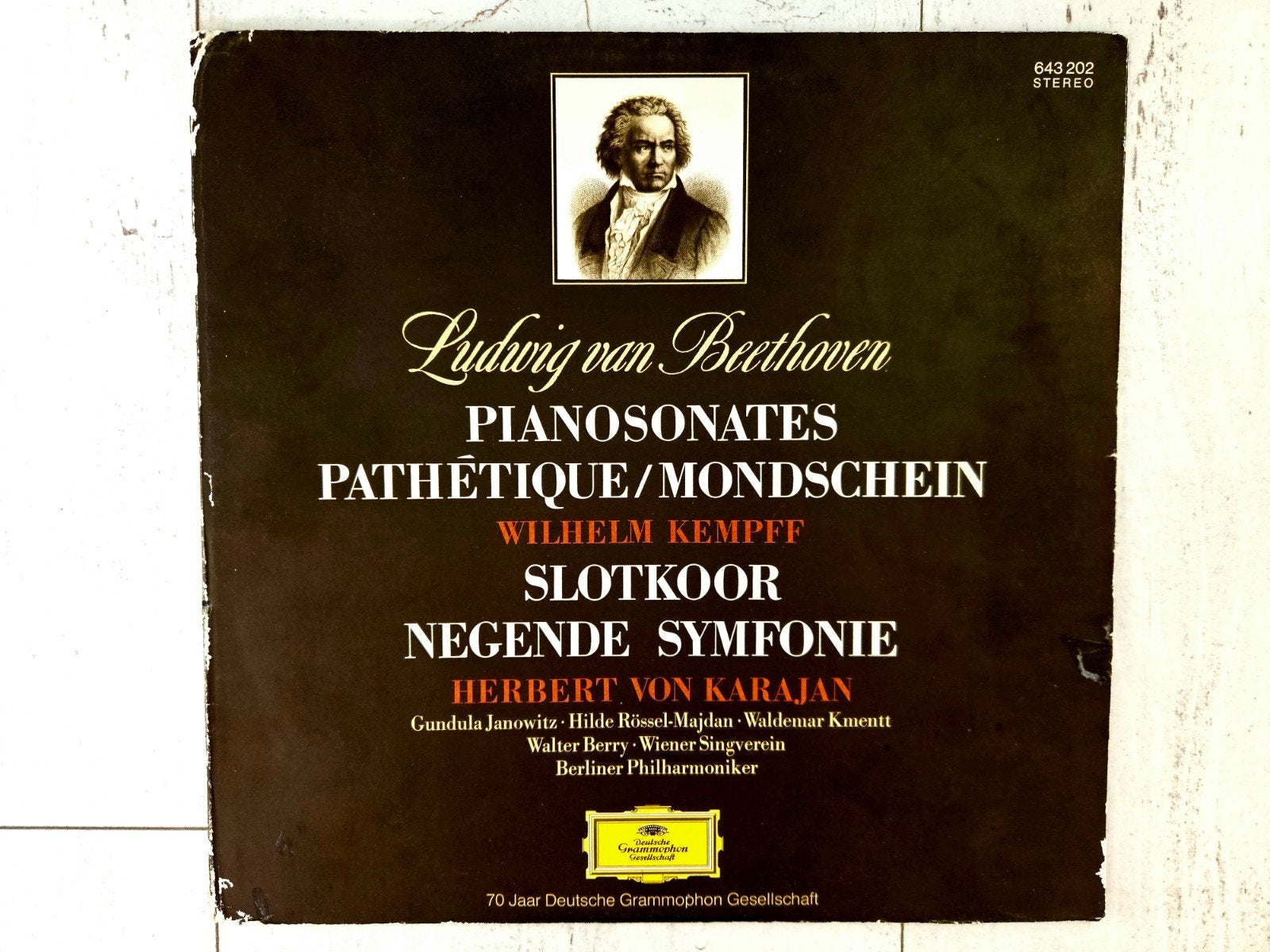 Ludwig van Beethoven - Pianosonates Pathetique/Mondschein LP, LP, Ophalen of Verzenden, Beethoven, Kamermuziek