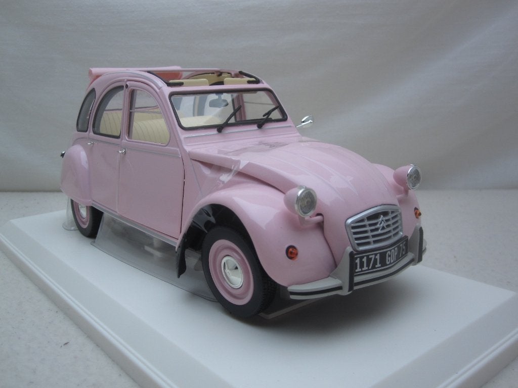 Citroën 2CV Paris Mon Amour 1986 Rose 1:18 Norev, Ophalen of Verzenden, Nieuw, Auto, Norev