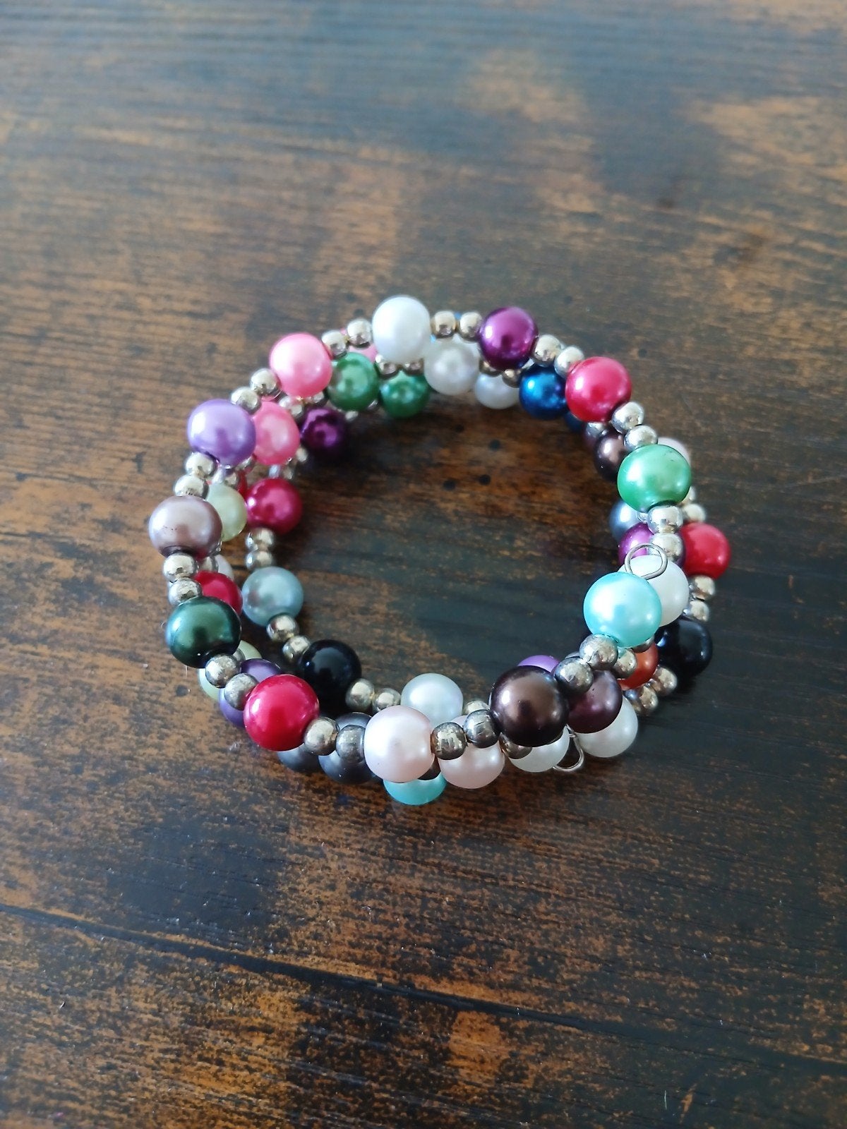 hele leuke armband, Overige kleuren, Kunststof of Plastic, Ophalen of Verzenden, Zo goed als nieuw