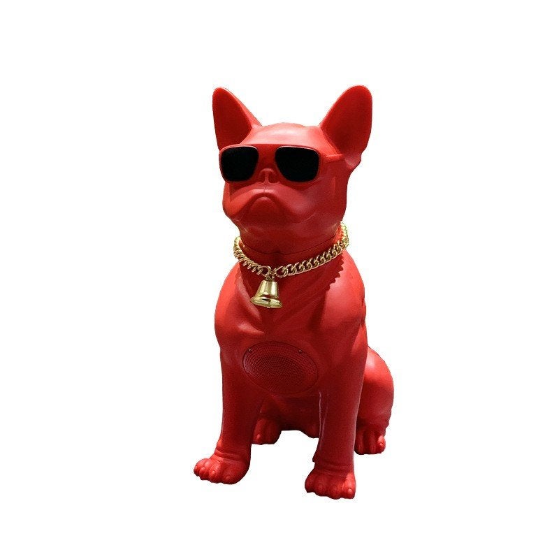 Stoere Bulldog Bluetooth Speaker - Rood -Model CH-M235, Bluetooth, Nieuw, Draagbare speaker, Minder dan 60 watt