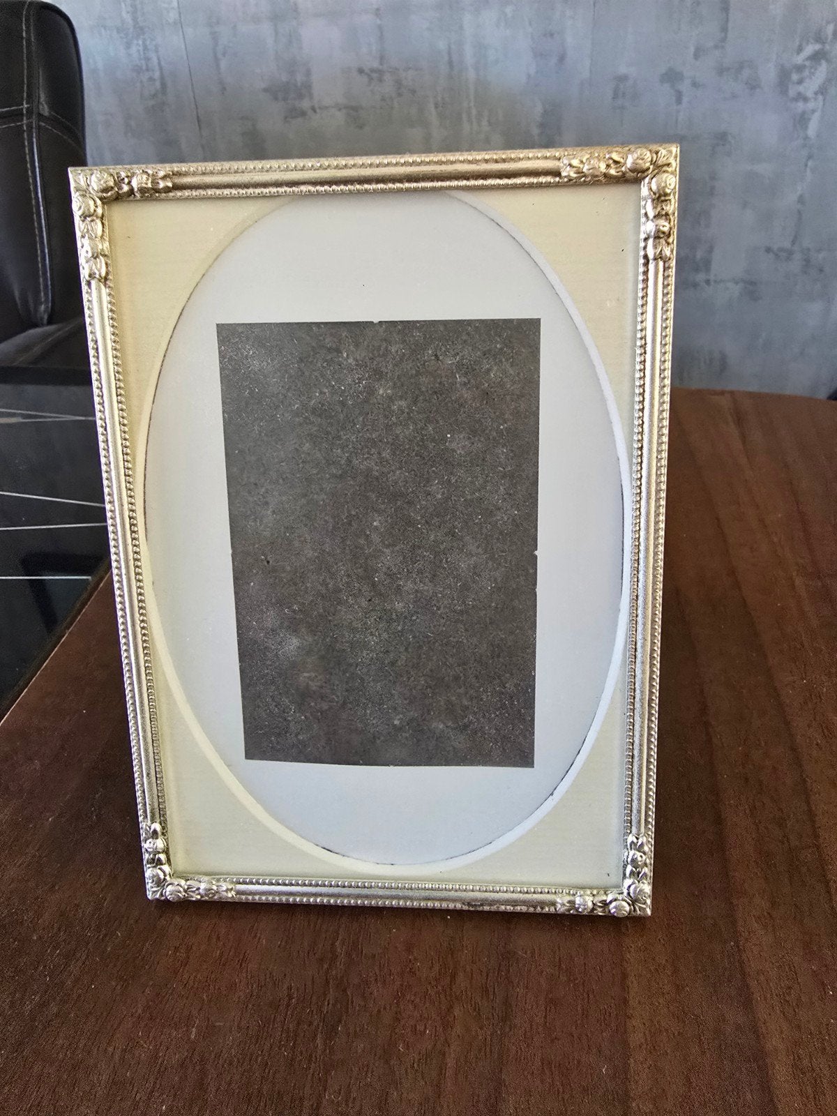 zilverkleurige fotolijst, Ophalen of Verzenden, Zo goed als nieuw, Standaard fotolijst