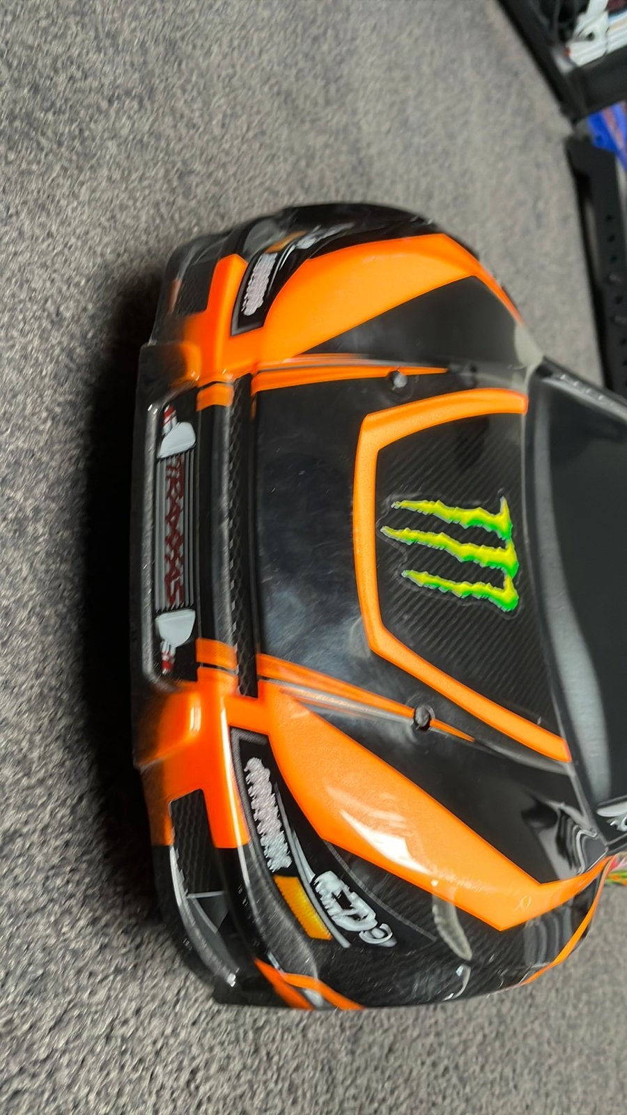 Traxxax rally body, Ophalen of Verzenden, Zo goed als nieuw, Schaal 1:10, Onderdeel