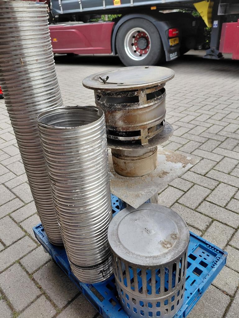 Trekkap kachel, Ophalen, Gebruikt, Afzuiger