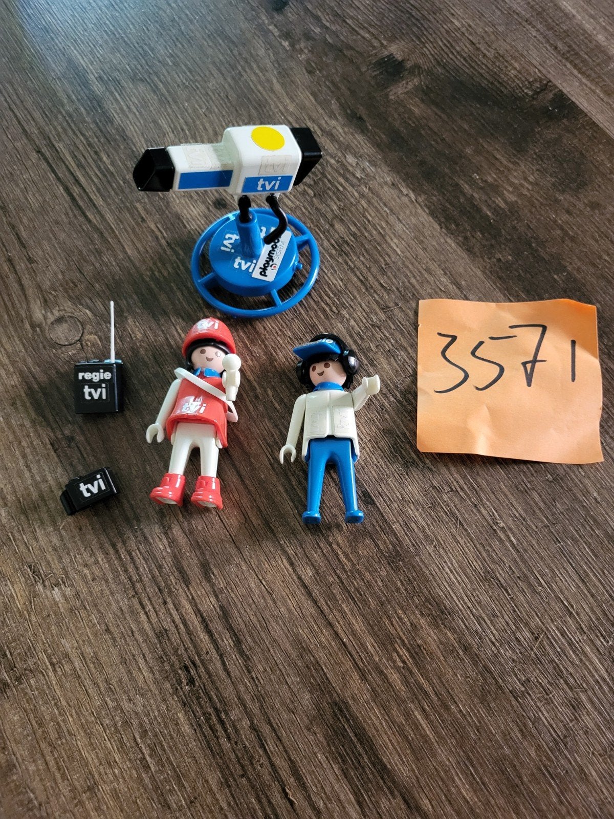 Playmobil TVI Nieuwsploeg met 2 Figuren en Camera, Kinderen en Baby's, Speelgoed | Playmobil, Gebruikt, Complete set, Ophalen of Verzenden