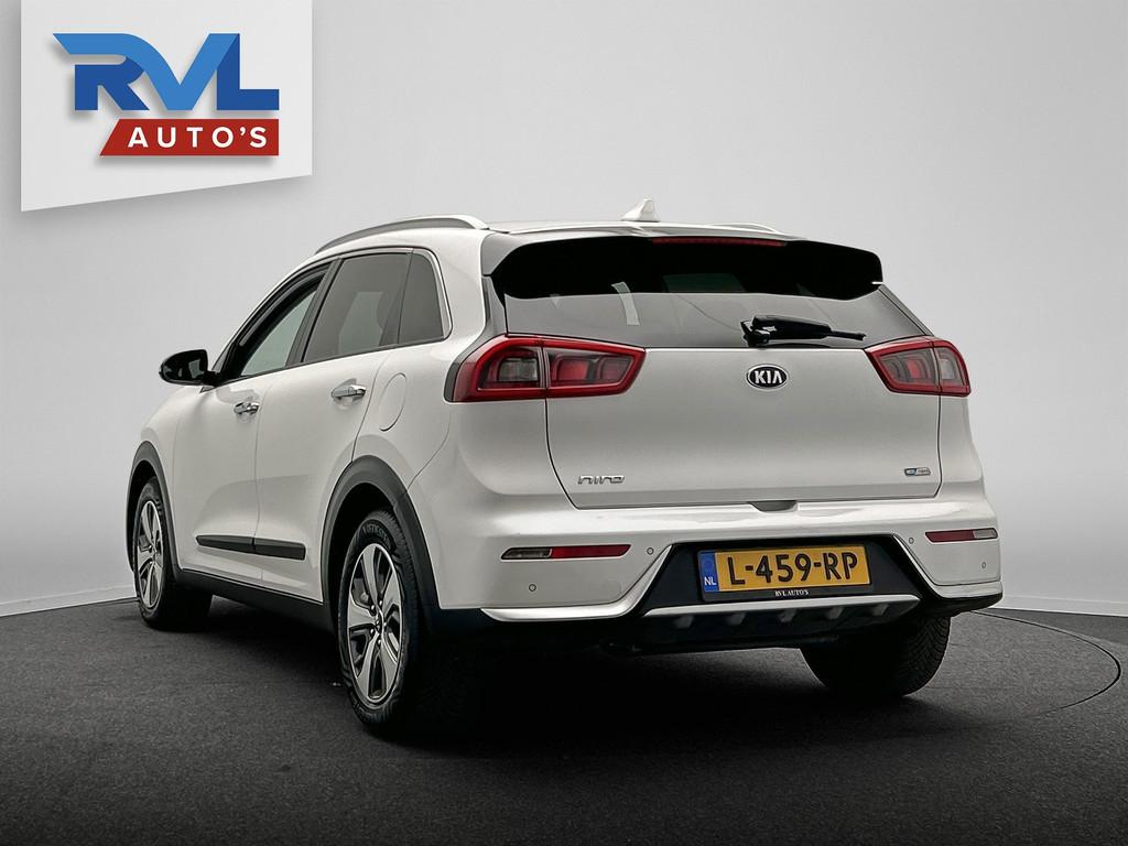 Kia Niro 1.6 GDi Hybrid DynamicLine | Adapt.Cruise/Control |, Auto's, Kia, Gebruikt, Leder en Stof, Wit, 26 km/l