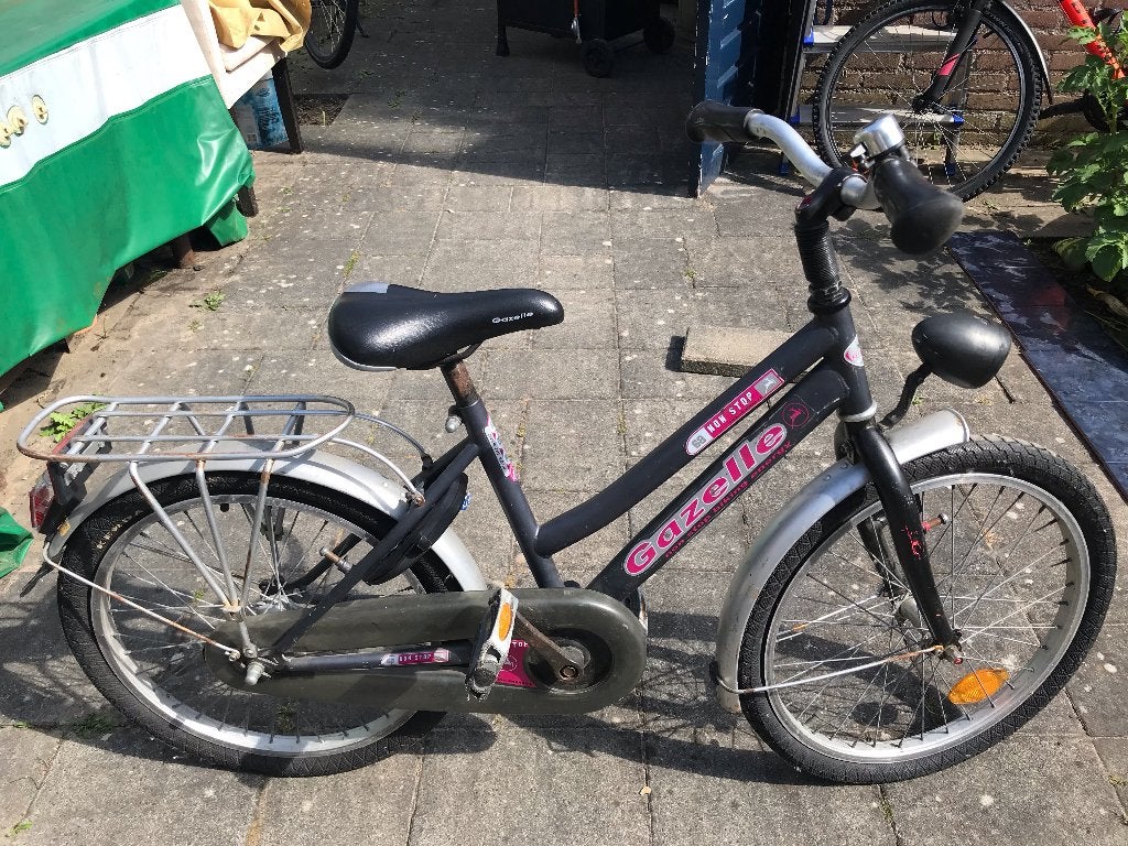 Gazelle kinderfiets, Ophalen, Terugtraprem, Gebruikt, 20 inch