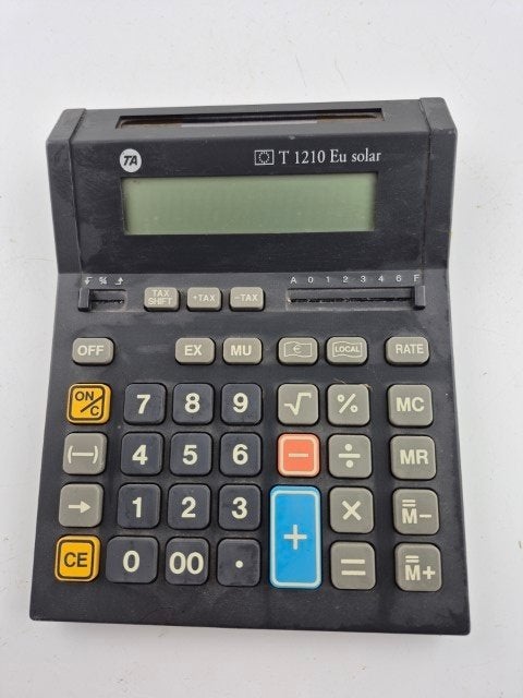 Rekenmachine Olivetti solar, Ophalen of Verzenden, Zo goed als nieuw