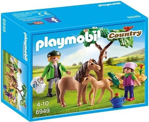 Playmobil Dierenarts met pony’s – 6949, Ophalen of Verzenden, Gebruikt