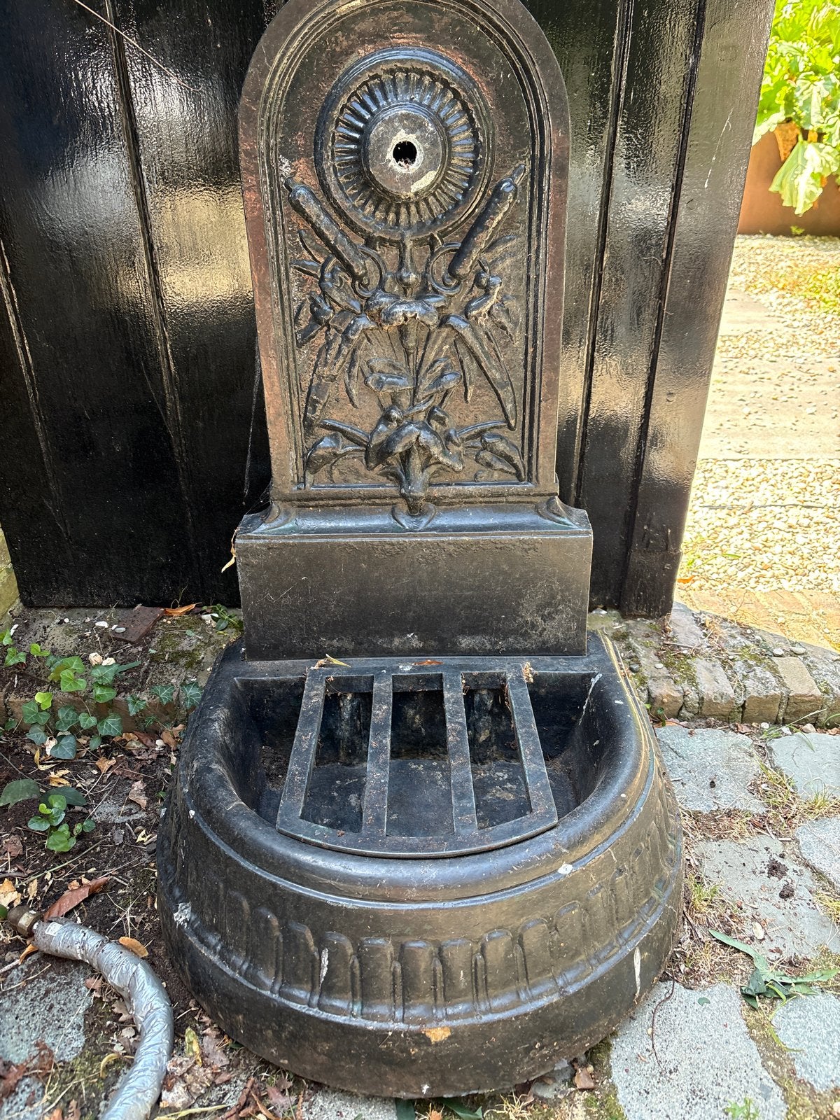 Antieke gietijzeren waterpomp / fontein, Antiek en Kunst, Ophalen