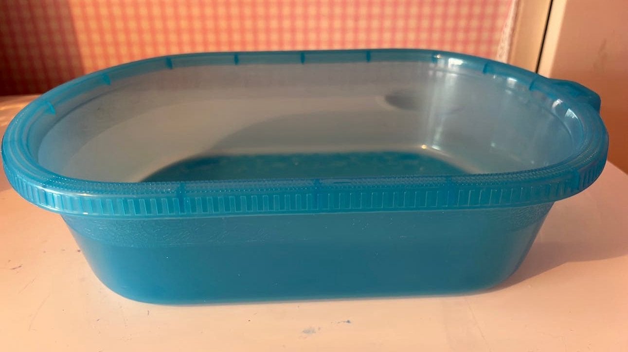 Barbie zwembad Mattel blauw/bloem, Ophalen of Verzenden