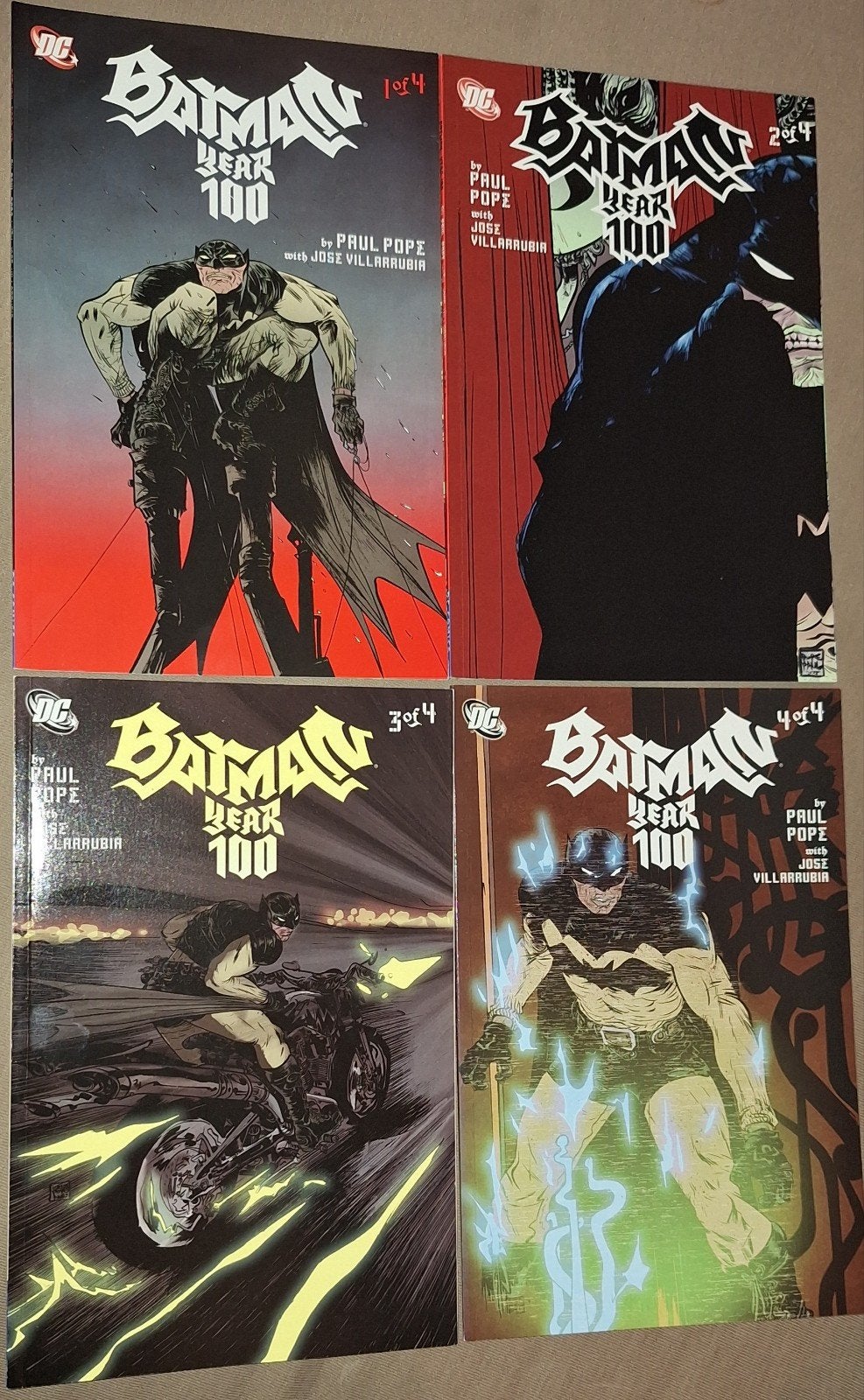 Batman Year 100 • Compleet • 4 Comics, Complete serie of reeks, Verzenden, Zo goed als nieuw, Amerika