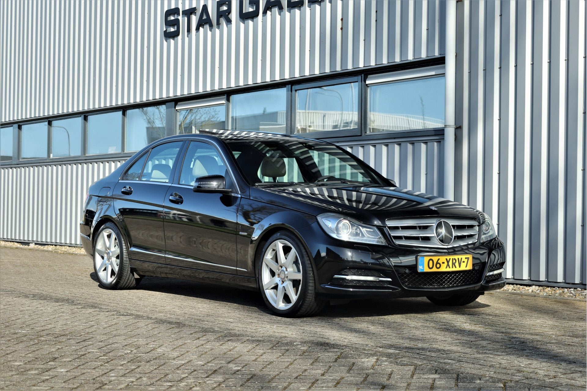 Mercedes-Benz C-Klasse C 350 4M Avantgarde (bj 2011), Euro 5, Beige, Zwart, Leder