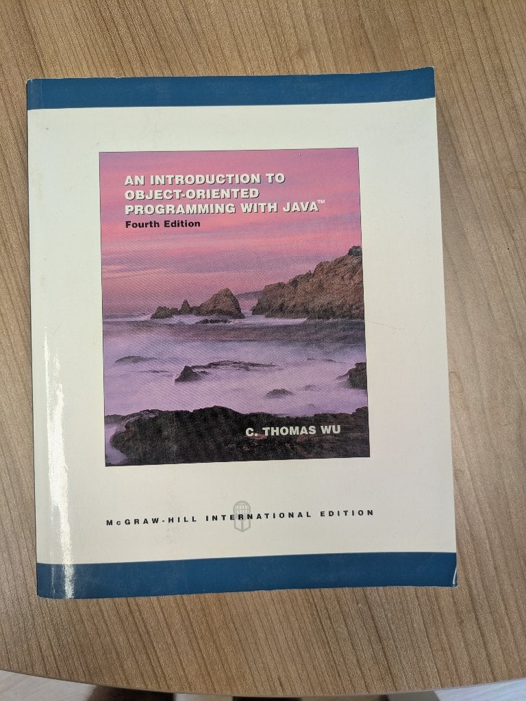 An Introduction to Object-Oriented Programming with Java, Ophalen of Verzenden, Beta, Zo goed als nieuw, WO